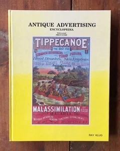 Antique Advertising Encyclopedia Price Guide Ray Klug Book 1985 - Picture 1 of 2