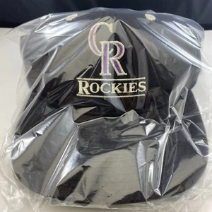 NEW Vtg 90's Youth Clark Sportswear Colorado Rockies Snapback Hat Cap Black - Picture 1 of 11