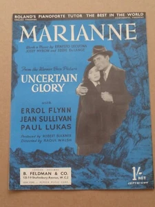 Partituras de película Errol Flynn - Uncertain Glory 1944 - Imagen 1 de 1