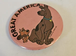 1990 Scooby Doo Great America Pinback Button #1516 - Picture 1 of 1