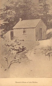 Postal MA: Thoreau's Home at Lake Walden, Massachusetts, DB 1910 sin publicar - Imagen 1 de 2