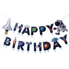 zum Geburtstag Banner Astronaut Thema Geburtstagsfeier Deko