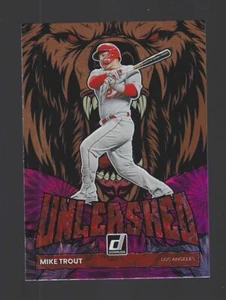 2022 DONRUSS MIKE TROUT UNLEASHED PINK FIREWORKS - Picture 1 of 1