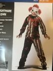 New Nithtmare Clown costume scary kids boy Halloween Costume  M 8-10 