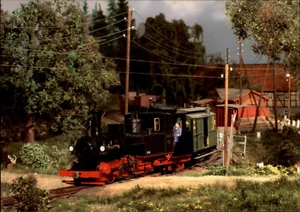 Model Railway Postcard Railway Postcard Steam Locomotive "Heuwender" in Triebisch Valley - Picture 1 of 2