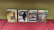 Battlefield Lot Of 4 Bad Company 1 & 2 Battlefield 2 & 3 Gold Complete Tested 