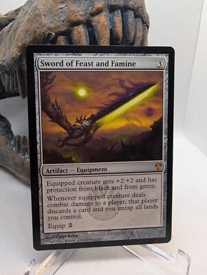 Sword of Feast and Famine 10/26 Non Foil Mythic Modern Event Deck MTG Mint - Image 1 of 2