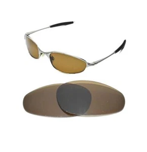 NEW POLARIZED BRONZE REPLACEMENT LENS FOR OAKLEY VINTAGE C-WIRE SUNGLASSES - Picture 1 of 4