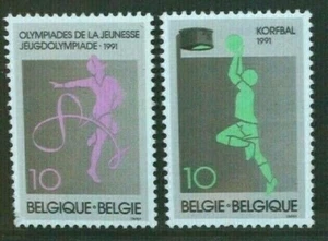 BELGIUM 1991 Sports Meetings: Gymnastics. Set of 2 Mint Never Hinged SG3051/3052 - Picture 1 of 1