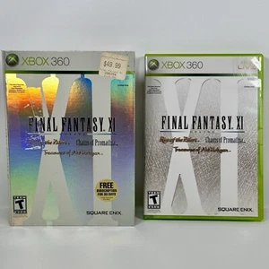 Final Fantasy XI 11 Online Xbox 360 CIB XBOX Microsoft Juego Completo con Manual - Imagen 1 de 13