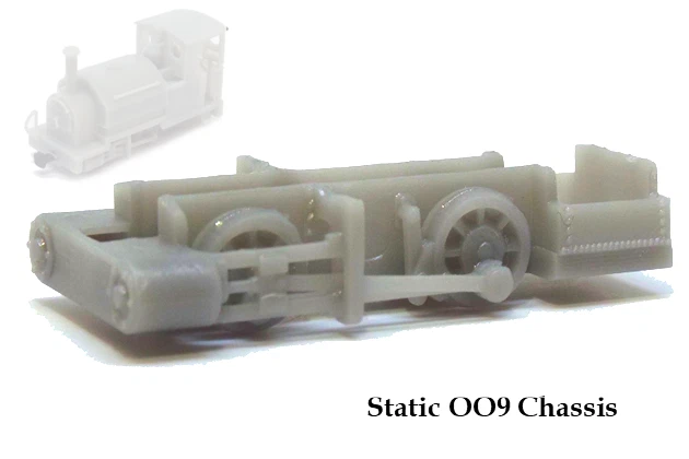 Fourdees Limited Static 009 / OO9 Chassis for Pioneer and Little Stalwart - Image 1 of 1