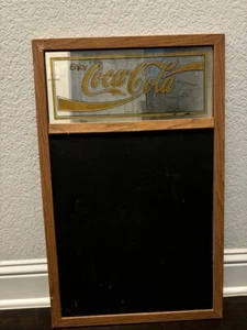 Vintage 28x17,5" Coca-Cola Spiegel, Kreidetafel - Bild 1 von 5
