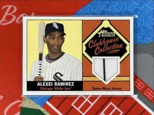 2010 Topps Heritage Clubhouse Collection Alexei Ramirez Chicago White Sox