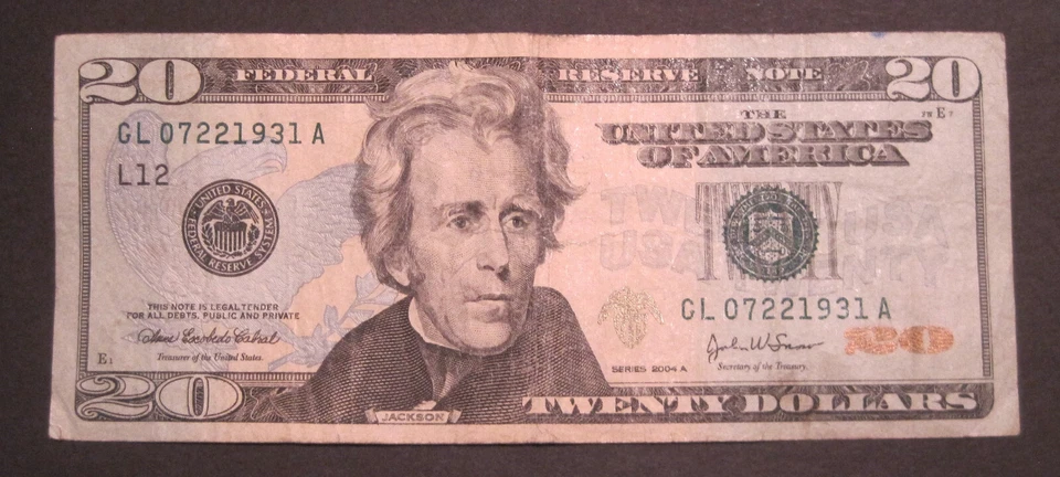 2004 - $20 BIRTHDAY NOTE - 07221931 - 07 - 22 - 1931 - Image 1 of 1