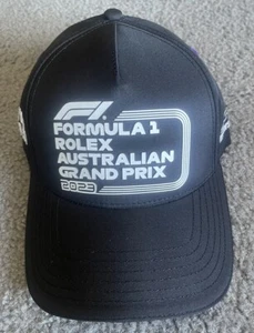 Formula 1 Rolex Australia Grand Prix 2023 Cap Hat Black Official merchandise - Picture 1 of 4