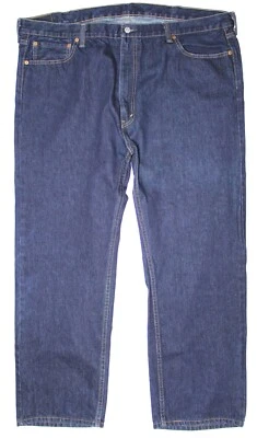 Levi's 505 Dark Wash Straight Leg Jeans 05505 Men's Size 44 x 30 - Image 1 of 4