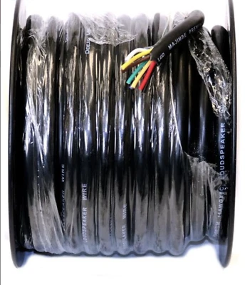 DEEJAY LED HEAVY DUTY POWER CABLE SPEAKER (100FT) 8 CONDUCTOR - Image 1 of 3