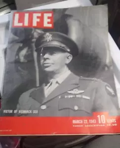 Vintage Life Magazine March 22, 1943. B69 - Picture 1 of 1
