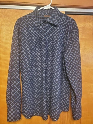 Camisa de vestir original Ben Sherman para hombre con botones XL NUEVA SIN ETIQUETAS 2006 Foto 1 de 4
