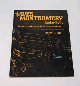 Wes Montgomery Guitar Folio Jazz Improvisations Book Steve Khan 1978 - Picture 1 of 11