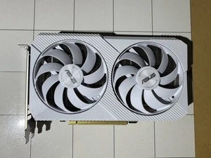 ASUS DUAL NVIDIA RTX 3060 8GB WHITE GAMING GRAPHICS CARD *READ* - Picture 1 of 7