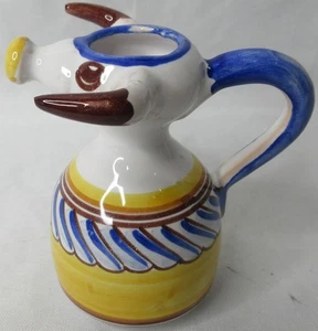 Espana (Spanien) signiert 3,75" Stier Milchkännchen Krug handbemalt dekorativ Keramik - Bild 1 von 8