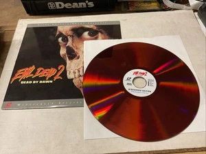 Sam Raimi's The Evil Dead II 2 Dead by Dawn Blood Red Edition (1997) Laserdisc - Picture 1 of 1