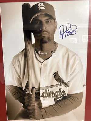 Albert Pujols Autographed 20x30 Photo JSA Witness COA - Image 1 of 4