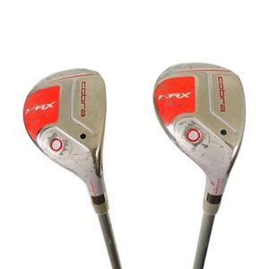 Cobra Max Hybrid 4 5 Hybrid Set White Tie X4 Ladies Flex Graphite RH NEW GRIP - Picture 1 of 10