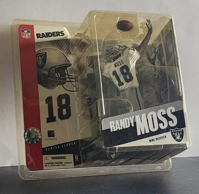 NUEVO, Randy Moss, Oakland Raiders, NFL, 2005 McFarlane Foto 1 de 4