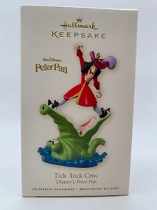 2008 Hallmark Ornament Tick-Tock Croc Captain Hook Disney's Peter Pan NEW - Imagen 1 de 2