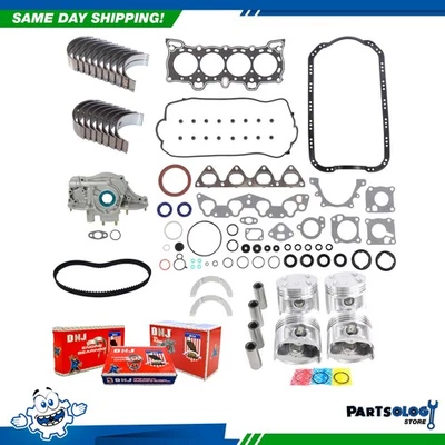 Kit de reconstrucción de motor maestro DNJ EK295M para 92-95 Honda Civic 1,5 L SOHC 8v D15B6 Foto 1 de 4