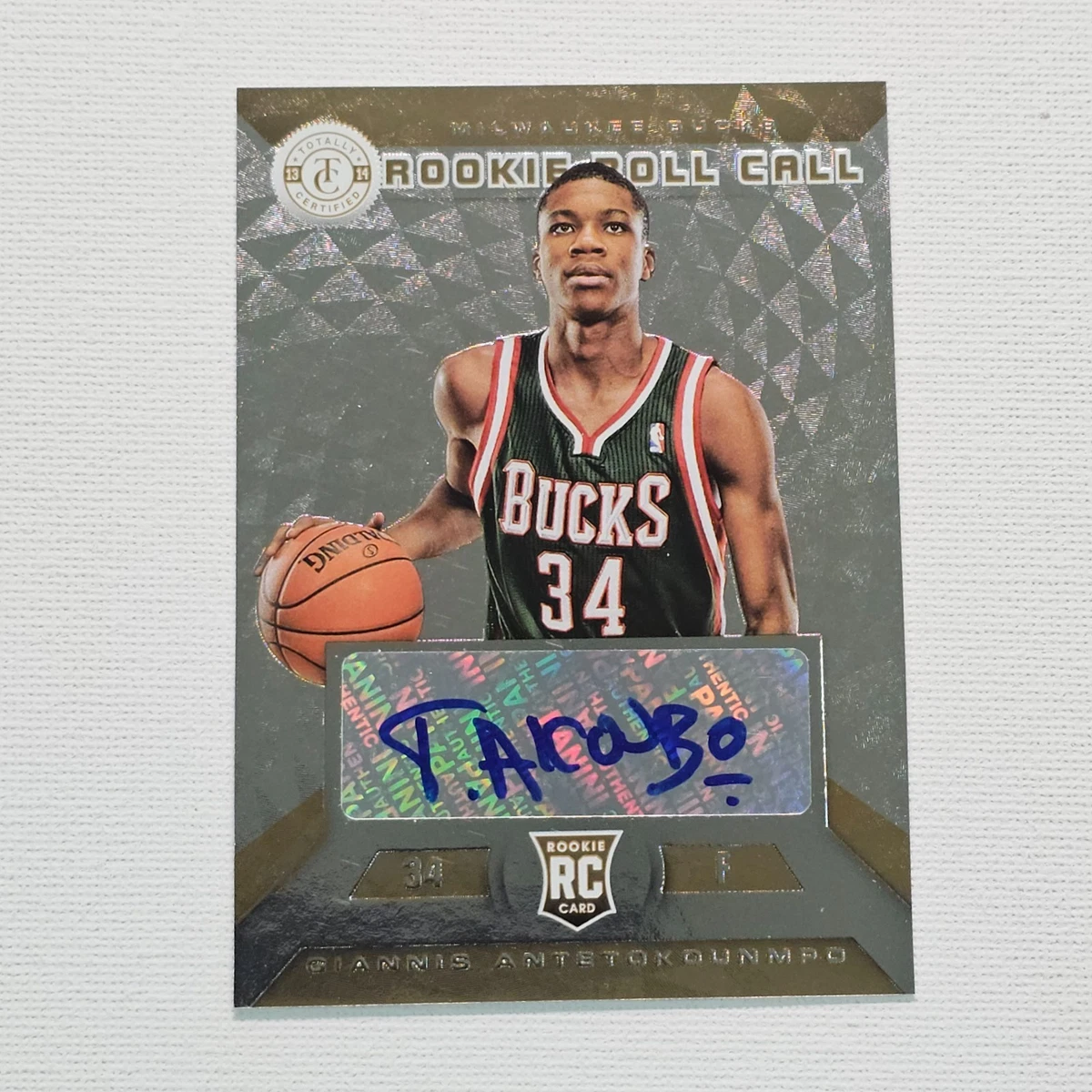 Giannis Antetokounmpo Basketball Serial Numbered Sports Trading