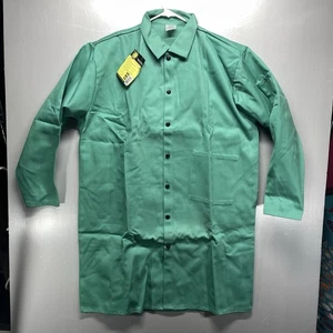 Black Stallion Revco 12oz Flame Resistant Green 42” Shop Coat F2-42C Size XL - Picture 1 of 13