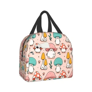 Insulated Lunch Bag for Women & Men, Reusable Cute Tote Lunch Box, Leakproof ... - Picture 1 of 9