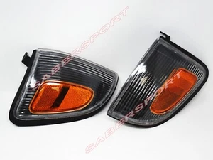 Set of Pair Black Corner Signal Lights for 1997-2000 Tacoma 2WD except PreRunner - Picture 1 of 2