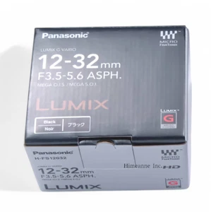 Panasonic LUMIX G VARIO 12-32mm F3.5-5.6 ASPH. MEGA O.I.S lens Black H-FS12032 - Picture 1 of 3