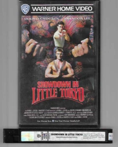 Dolph Lundgren  Brandon Lee   SHOWDOWN IN LITTLE TOKIO   VHS Rarität FSK 18 - Bild 1 von 3