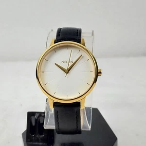 NIXON MOVIN OUT THE KENSINGTON JAPAN MOV'T GOLD WHITE WOMEN'S WATCH NEW BATTERY  - Picture 1 of 10