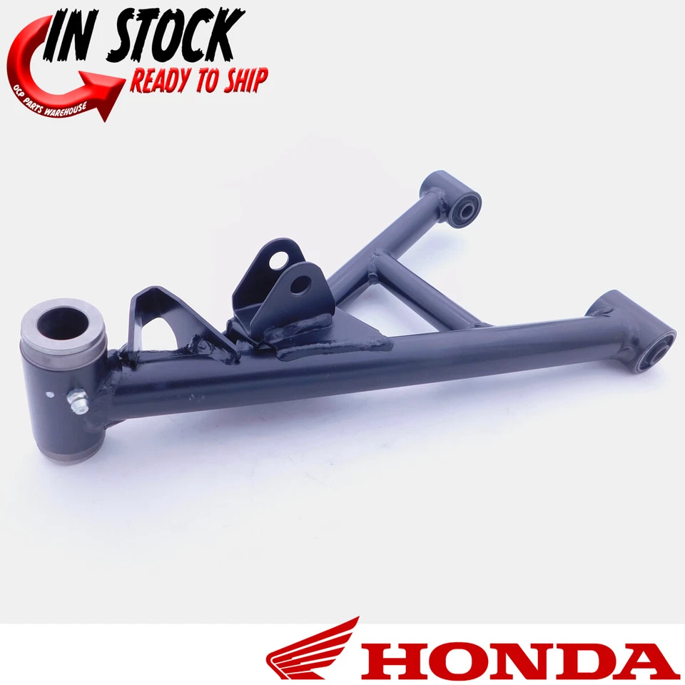 HONDA RIGHT SIDE FRONT A-ARM ASSEMBLY GENUINE OEM NEW 51350-HP2-A60 17-25 TRX90X - Image 1 of 4