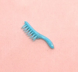 VINTAGE ORIGINAL Türkis Aqua Blau Haarbürste Barbie Francie Tutti Todd Puppen - Bild 1 von 4