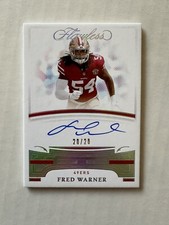 /20 FRED WARNER 2021 PANINI FLAWLESS SIGNATURES AUTO SILVER 49ERS 🔥🔥