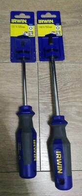 Irwin T27 X 125mm 5" T40 X 150mm 6" Pro Comfort Screwdriver Torx SET NEW - Image 1 of 4