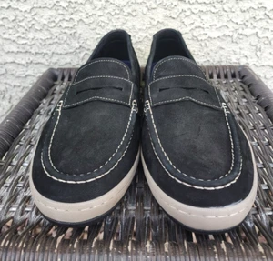 Cole Haan Herren Grand Penny Halbschuhe - Größe 13M - schwarzes Wildleder - Bild 1 von 11