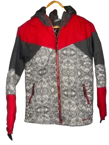 Arctix Jugend Jacke/Mantel Ronan Geometric Colorblock Winter Ski Rot/Weiß Gr. XL - Bild 1 von 7