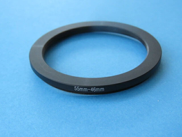 55mm to 46mm Stepping Step Down Ring Camera Lens Filter Adapter Ring 55mm-46mm - Image 1 of 2