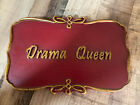 New Drama Queen RED plaque  sign - Resin  8.5" by 5.5"