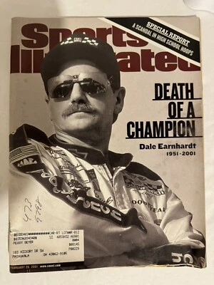 2001 February 26 Sports Illustrated Magazine Dale Earnhardt Dies (CP129) Foto 1 de 2