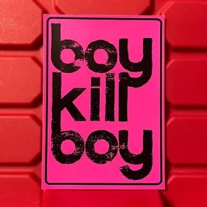 Boy Kill Boy Civilian Debüt Album Veröffentlichung Werbeaufkleber 3,5 x 5 NEU 2006 - Bild 1 von 2