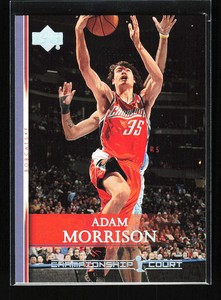 2007-08 Upper Deck Championship Court Adam Morrison #151 Charlotte Bobcats